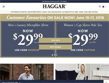 Tablet Screenshot of haggarcanada.com